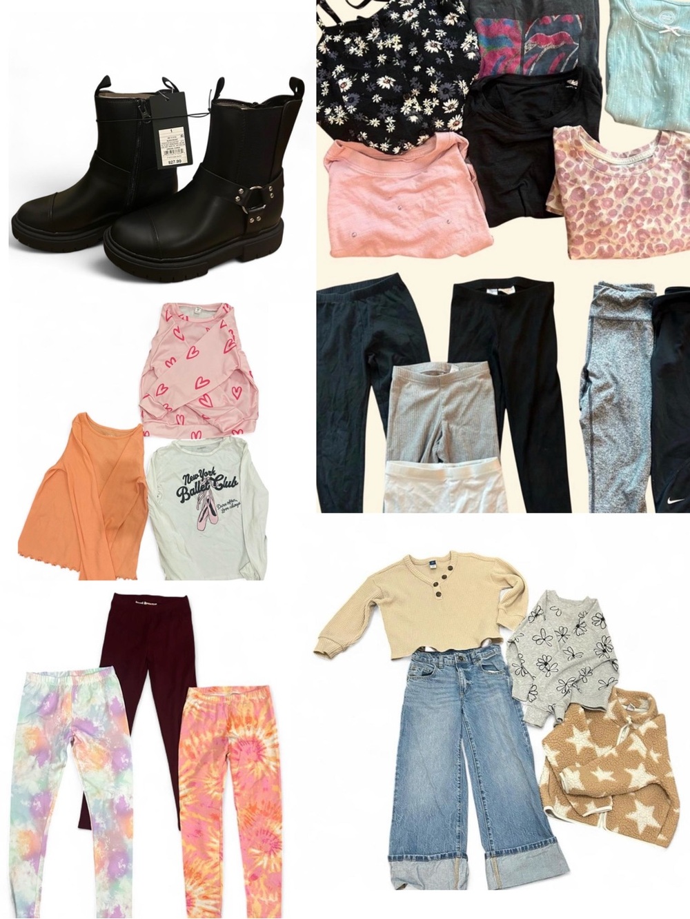 Little girl bundle of clothes/boots